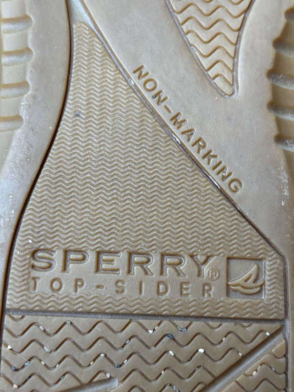 Sperry Top-Sider Women's Angelfish Tan Leather/Gold Metallic Accent Boat Shoes - Picture 11 of 16